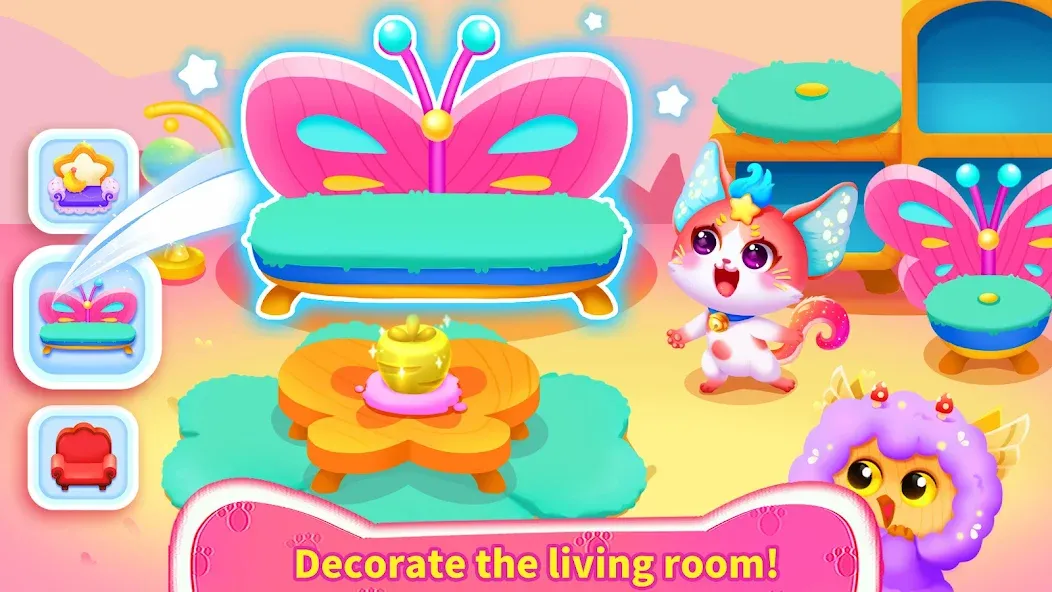 Little Panda's Cat Game (Мод Много денег) — скриншот 4