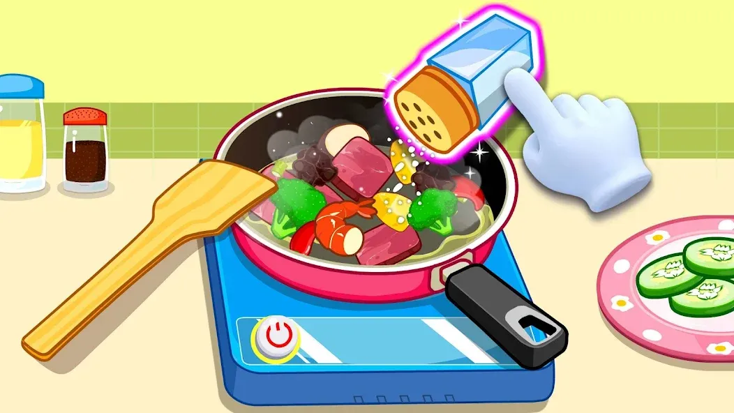 Скачать взломанную My Baby Panda Chef — Все открыто — скриншот 3