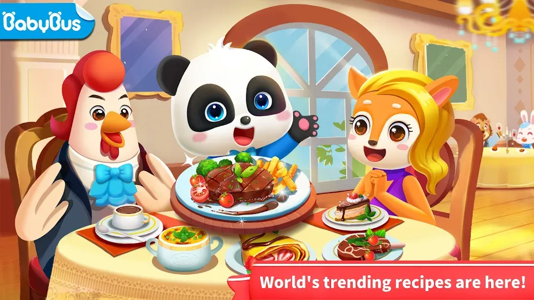 Скачать Little Panda's World Recipes с модом — Все открыто — скриншот 1