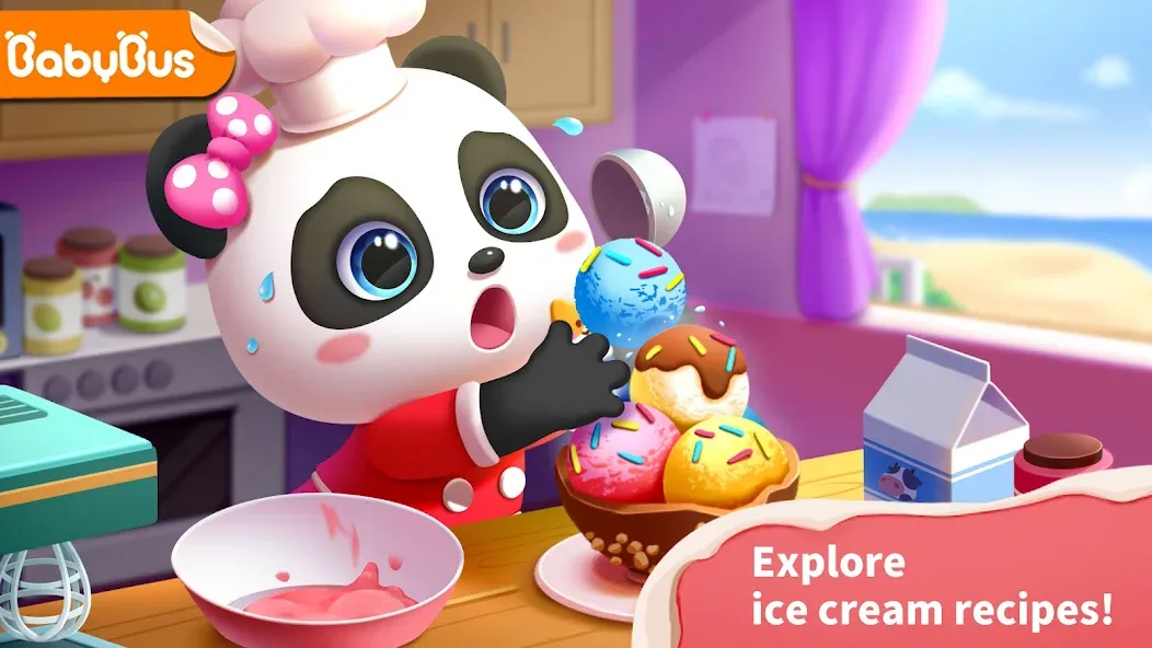 Скачать Baby Panda’s Ice Cream Shop на телефон — Все открыто — скриншот 1 Скачать Baby Panda’s Ice Cream Shop на телефон — Все открыто — скриншот 1