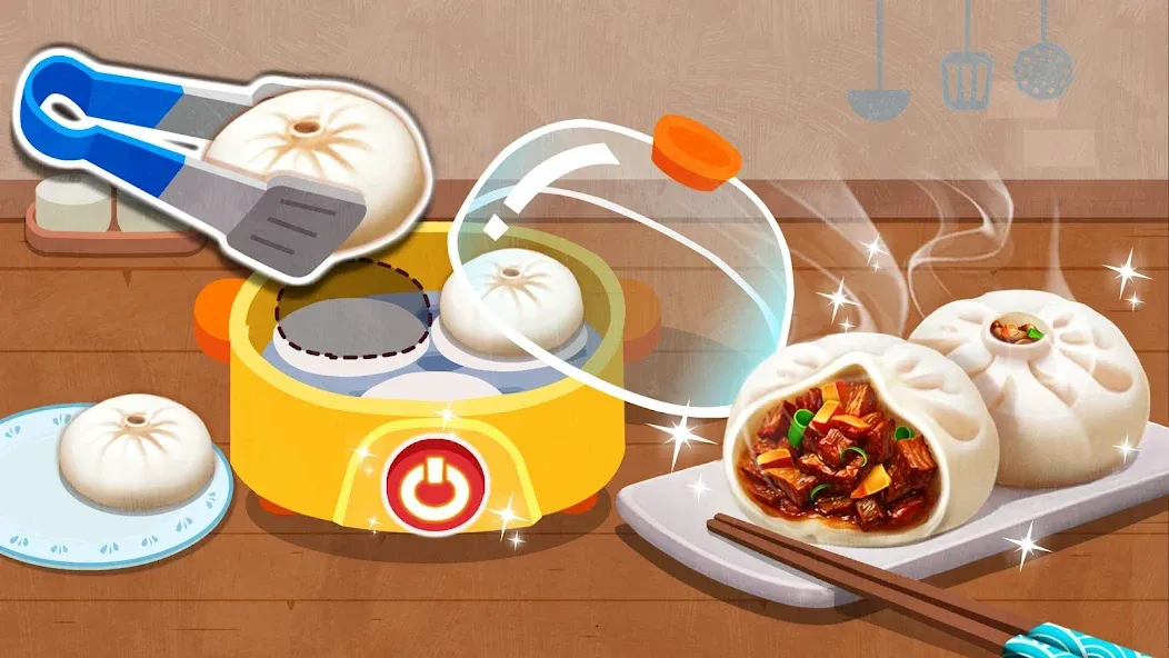 Little Panda's Chinese Recipes — Взломанная версия (Все рецепты открыты) — скриншот 2