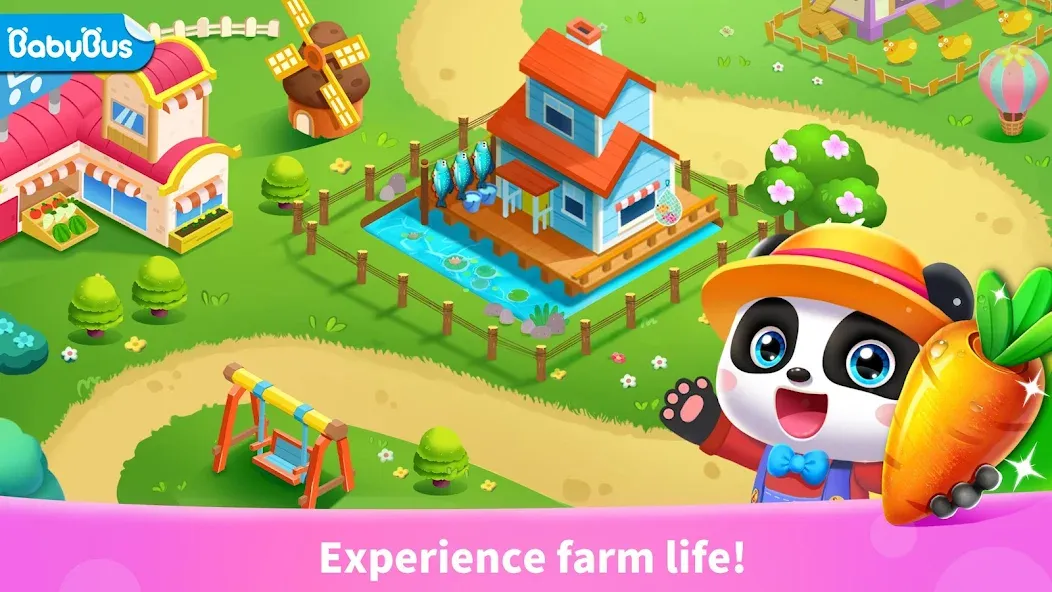 Little Panda's Farm — Мод: Много денег — скриншот 1