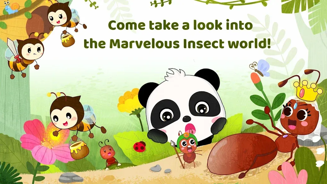 Little Panda's Insect World на Андроид — Все открыто — скриншот 5