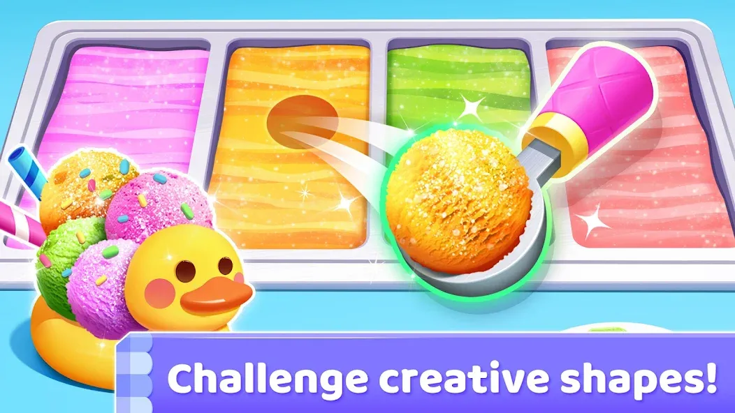 Скачать взлом Little Panda's Ice Cream Games на Андроид — Много денег — скриншот 5