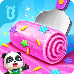 Скачать взлом Little Panda's Ice Cream Games на Андроид — Много денег