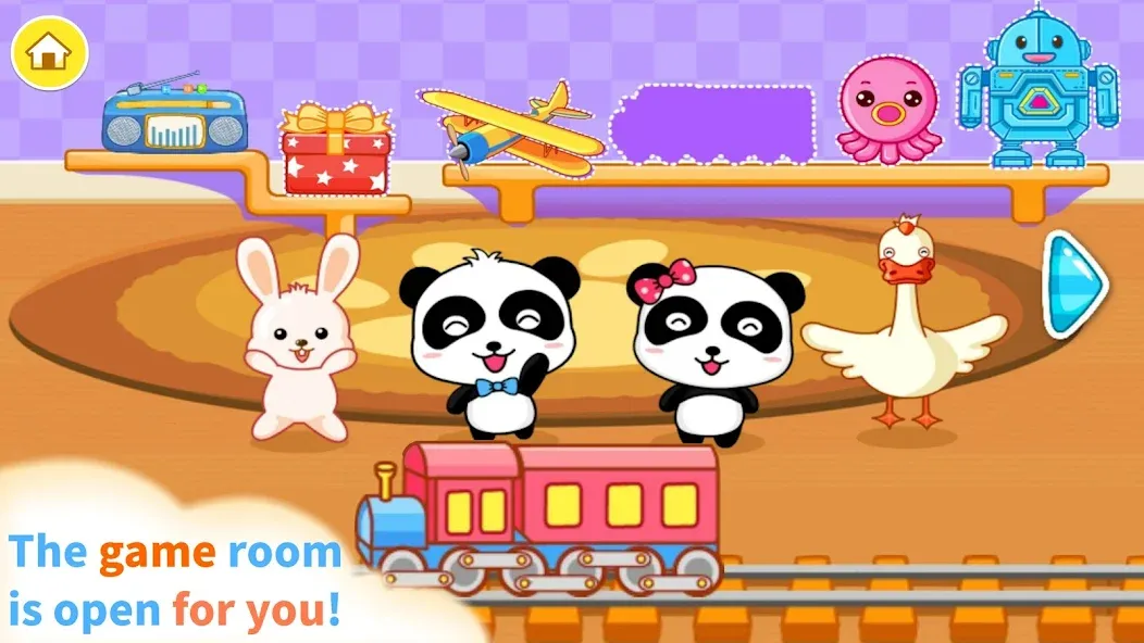 Скачать Baby Panda Kindergarten (Мод: Все открыто) на Андроид — скриншот 2