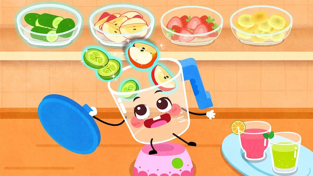 Baby Panda's Kitchen Party (Мод Все открыто) — скриншот 4