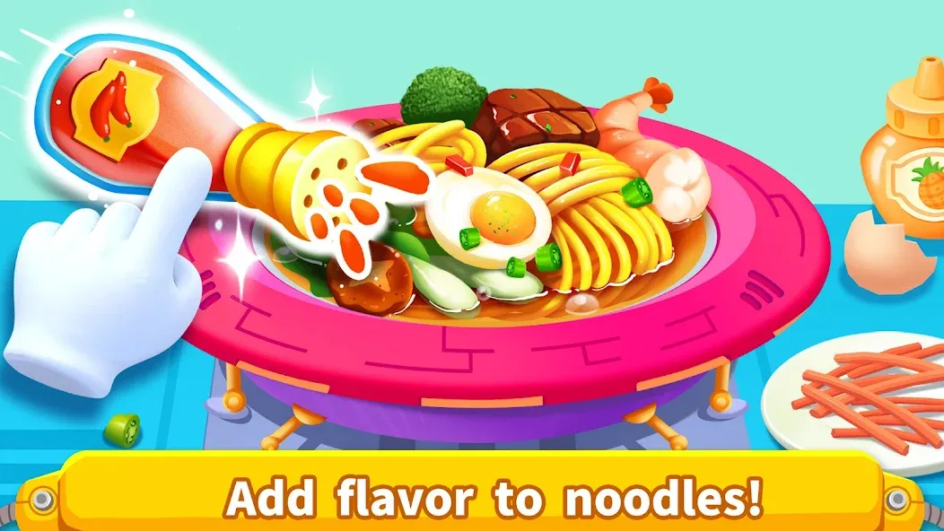 Little Panda's Space Kitchen MOD APK — Все открыто — скриншот 3