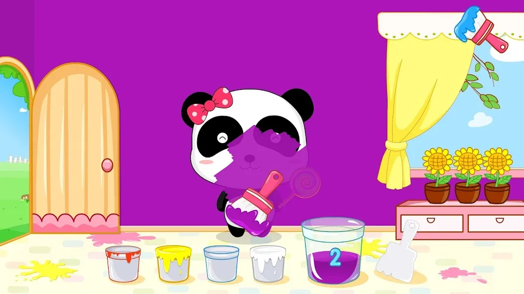 Скачать взлом Baby Panda's Color Mixing на Андроид — Все цвета открыты — скриншот 2 Скачать взлом Baby Panda's Color Mixing на Андроид — Все цвета открыты — скриншот 2