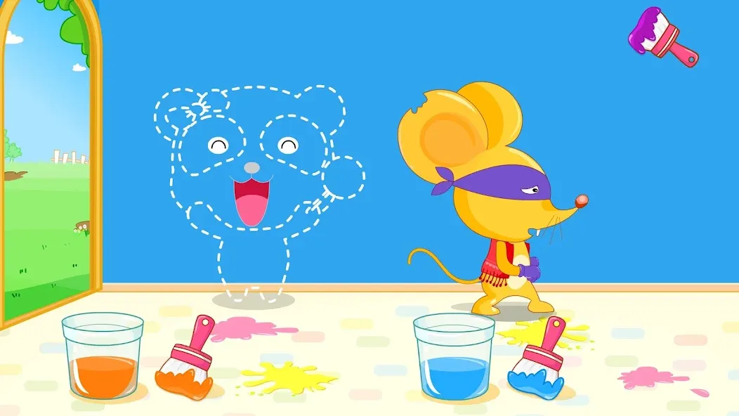 Скачать взлом Baby Panda's Color Mixing на Андроид — Все цвета открыты — скриншот 3 Скачать взлом Baby Panda's Color Mixing на Андроид — Все цвета открыты — скриншот 3