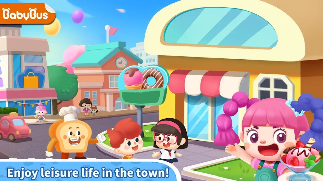 Little Panda's Town: Street (Мод Все открыто) — скриншот 1 Little Panda's Town: Street (Мод Все открыто) — скриншот 1