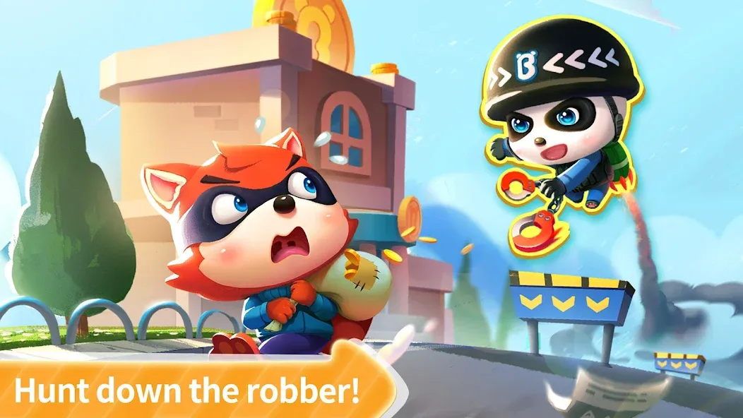 Little Panda Policeman MOD APK на Android — Все открыто — скриншот 2