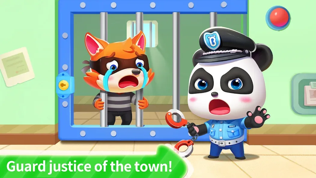 Little Panda Policeman MOD APK на Android — Все открыто — скриншот 5