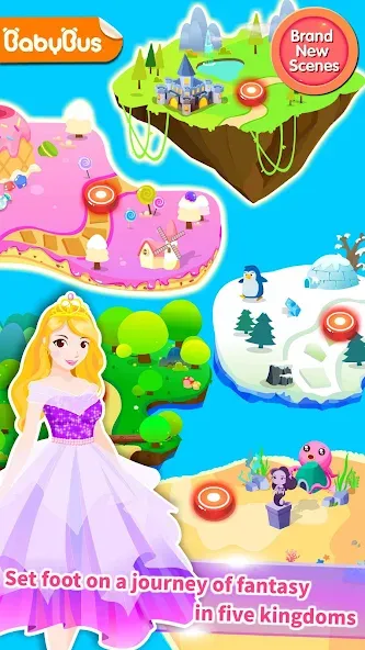 Скачать Little Panda Princess Dressup — Много денег и всё открыто — скриншот 1