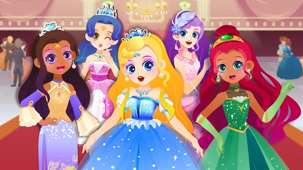 Little Panda: Princess Makeup на Андроид — Мод Все открыто — скриншот 5