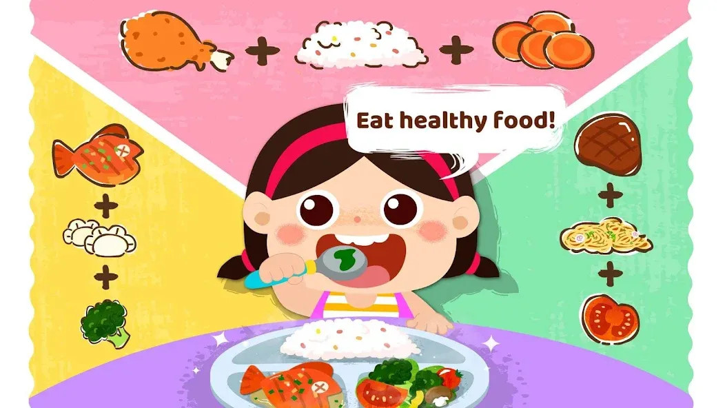 Baby Panda's Daily Habits (Мод Все открыто) — скриншот 2