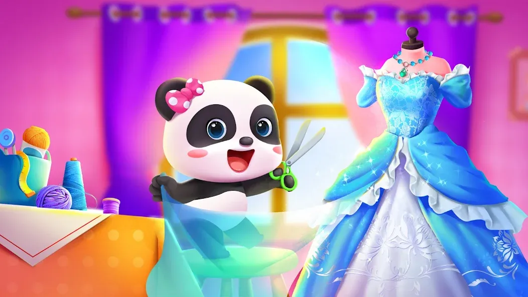 Скачать Baby Panda's Fashion Dress Up (Мод: Все открыто) на Андроид — скриншот 1 Скачать Baby Panda's Fashion Dress Up (Мод: Все открыто) на Андроид — скриншот 1