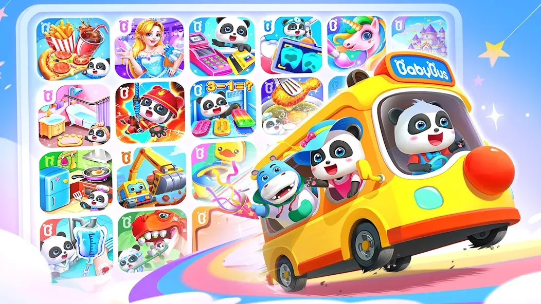 Baby Panda World: Kids Games (Мод Всё разблокировано) — скриншот 1