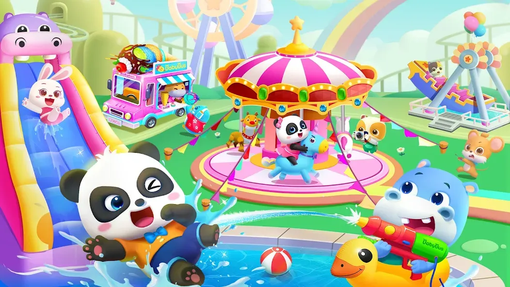 Baby Panda World: Kids Games (Мод Всё разблокировано) — скриншот 2