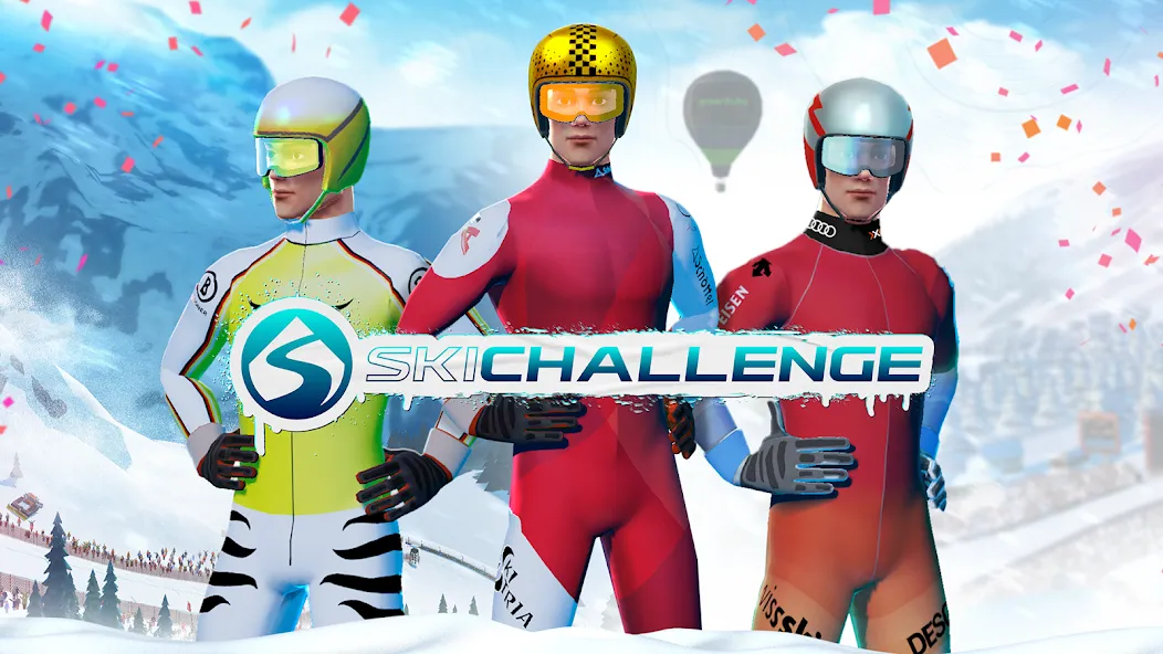 Ski Challenge на Андроид — Мод Много денег — скриншот 1