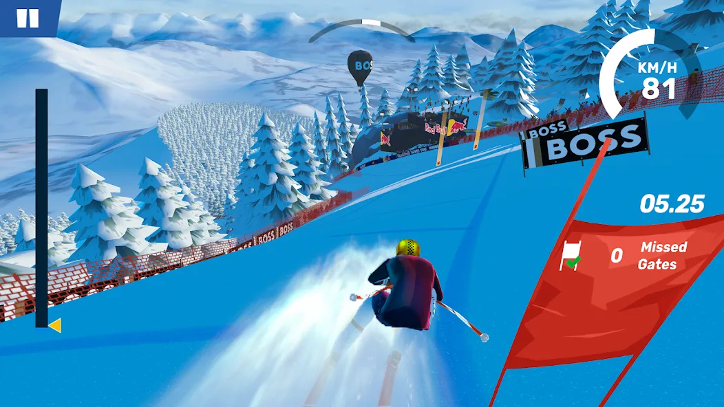 Ski Challenge на Андроид — Мод Много денег — скриншот 2