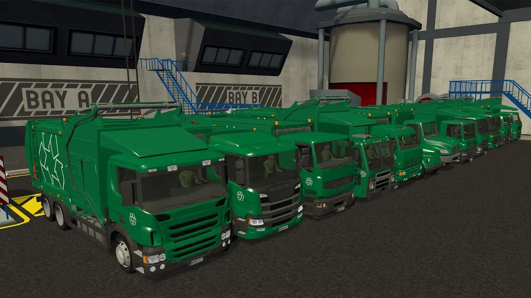 Скачать Trash Truck Simulator с модом — Много денег — скриншот 1