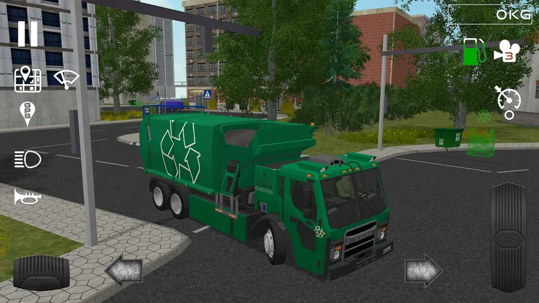 Скачать Trash Truck Simulator с модом — Много денег — скриншот 2