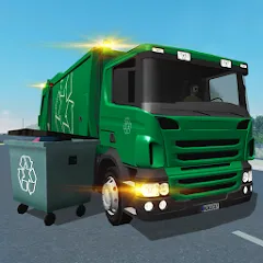 Скачать Trash Truck Simulator с модом — Много денег