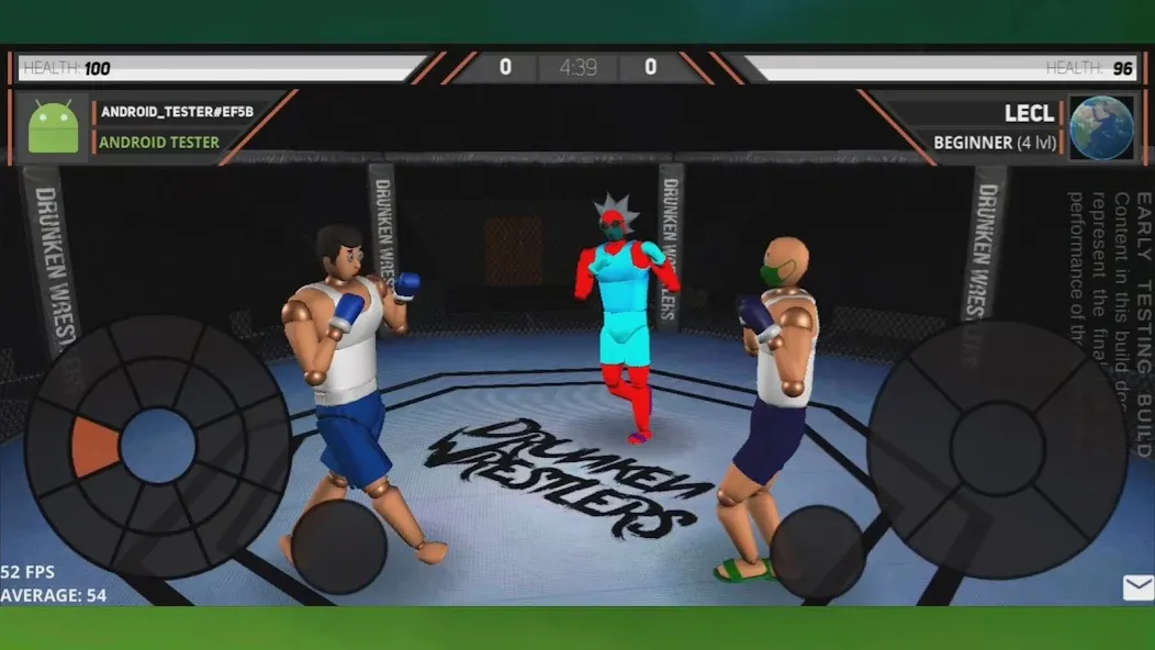 Скачать взлом Drunken Wrestlers 2 на Андроид — Много денег — скриншот 3