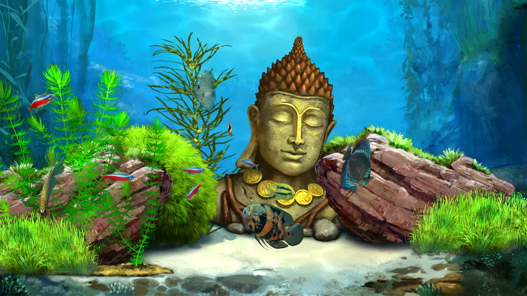 Aquantika (Мод Много денег) — скриншот 1