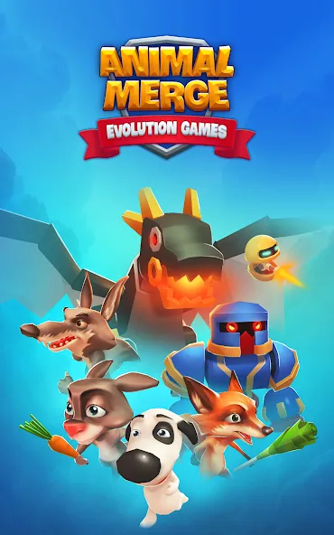 Скачать Animal Merge - Evolution Games на Android — Много денег — скриншот 1