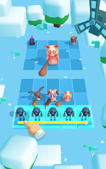 Скачать Animal Merge - Evolution Games на Android — Много денег — скриншот 2