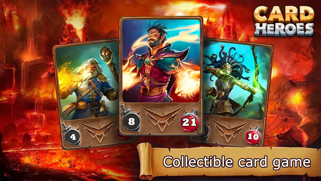 Скачать Card Heroes: TCG/CCG deck Wars — Много кристаллов и золота — скриншот 1 Скачать Card Heroes: TCG/CCG deck Wars — Много кристаллов и золота — скриншот 1