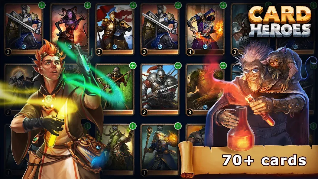 Скачать Card Heroes: TCG/CCG deck Wars — Много кристаллов и золота — скриншот 2 Скачать Card Heroes: TCG/CCG deck Wars — Много кристаллов и золота — скриншот 2