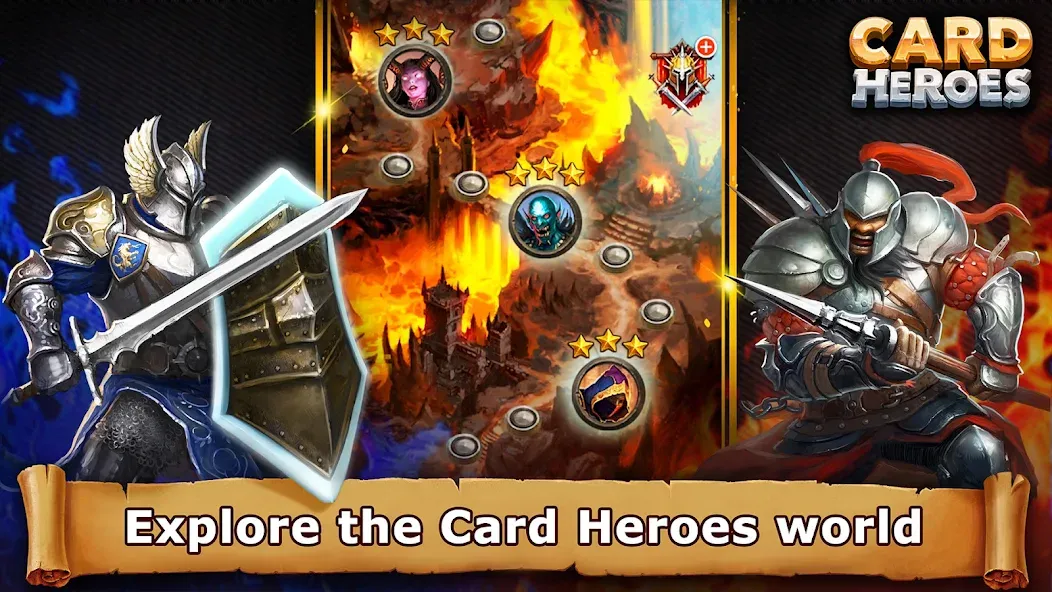 Скачать Card Heroes: TCG/CCG deck Wars — Много кристаллов и золота — скриншот 3 Скачать Card Heroes: TCG/CCG deck Wars — Много кристаллов и золота — скриншот 3