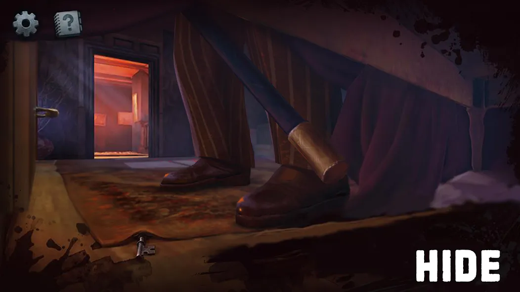 Скачать Scary Mansion: Horror Game 3D на Android — Много патронов и бессмертие — скриншот 1
