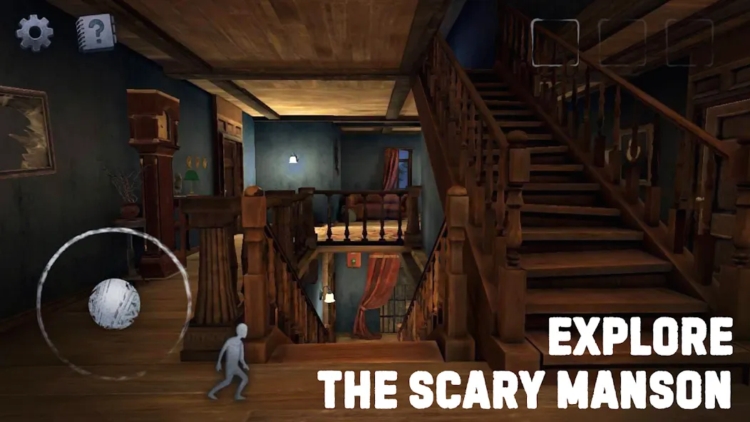 Скачать Scary Mansion: Horror Game 3D на Android — Много патронов и бессмертие — скриншот 2