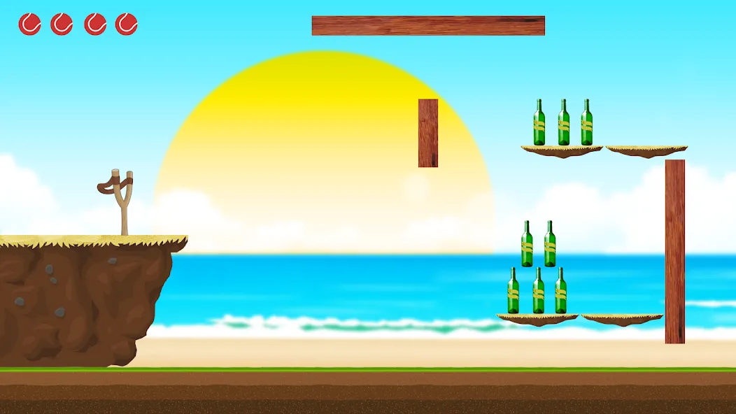 Hit Bottles Knock Down 2 — Мод: Много денег — скриншот 4