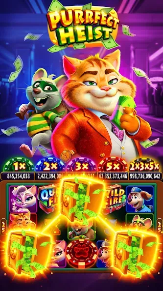Скачать взлом Fat Cat Casino - Slots Game на Андроид — Много денег и бесконечные вращения — скриншот 3 Скачать взлом Fat Cat Casino - Slots Game на Андроид — Много денег и бесконечные вращения — скриншот 3
