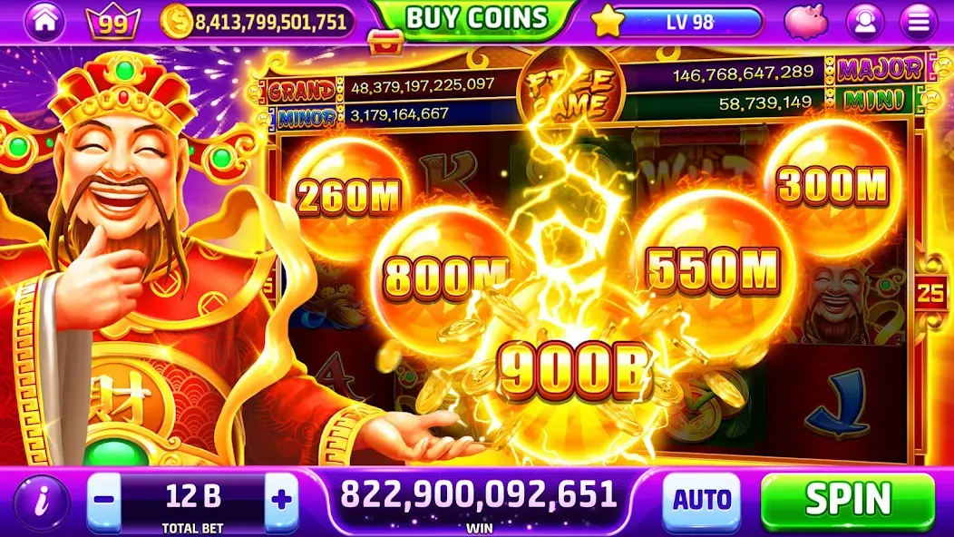 Скачать Golden Casino - Slots Games MOD APK — Много денег — скриншот 1