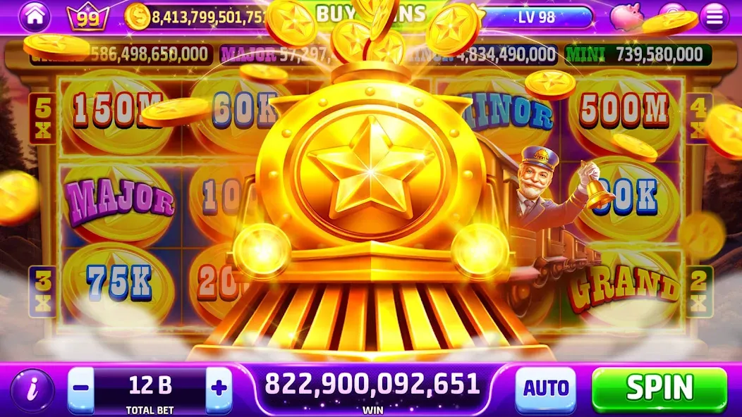 Скачать Golden Casino - Slots Games MOD APK — Много денег — скриншот 3