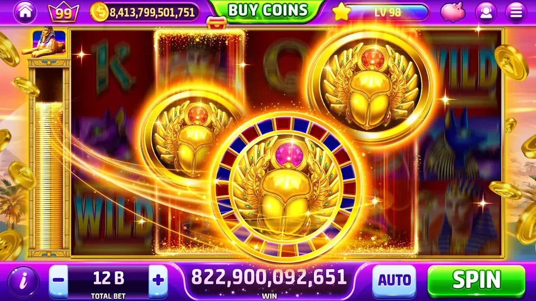 Скачать Golden Casino - Slots Games MOD APK — Много денег — скриншот 4