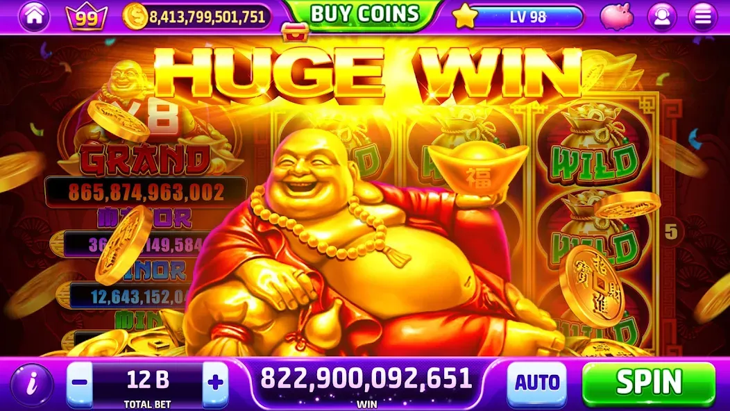Скачать Golden Casino - Slots Games MOD APK — Много денег — скриншот 5