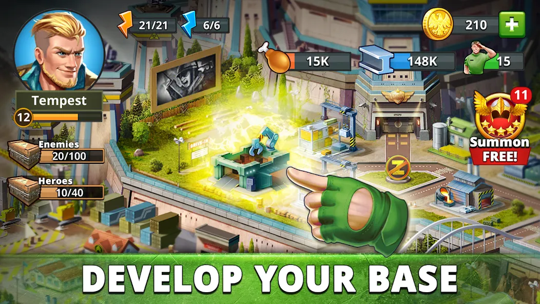 Скачать взломанную Puzzle Combat: Match-3 RPG — Много денег и бесконечная энергия — скриншот 3