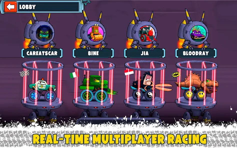 Car Eats Car Multiplayer Race — Много денег и кристаллов — скриншот 2