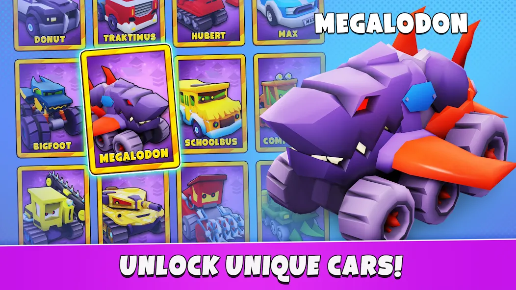 Car Eats Car 5 - Battle Arena — Мод: Много денег и кристаллов — скриншот 3