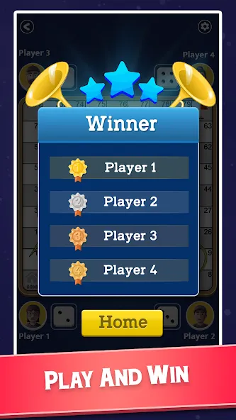 Скачать Snakes and Ladders - Ludo Game — Все кости падают на 6 — скриншот 4