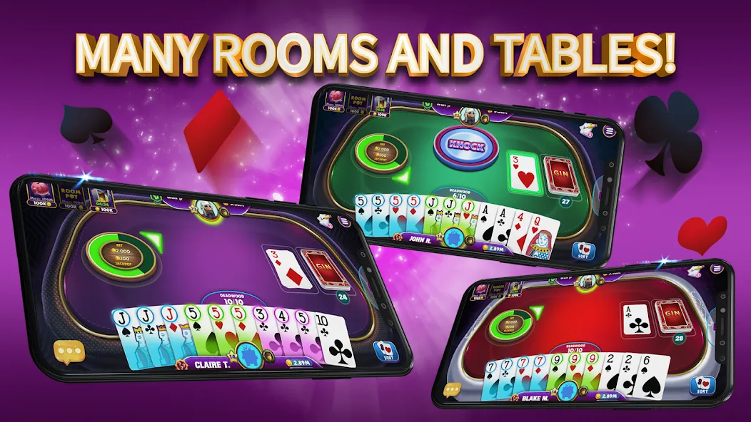 Скачать Gin Rummy Elite: Online Game — Много монет и без рекламы — скриншот 3