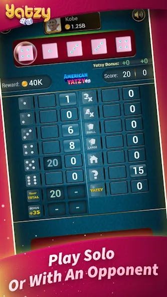 Yatzy - Offline Dice Games MOD APK — Все броски костей доступны — скриншот 3 Yatzy - Offline Dice Games MOD APK — Все броски костей доступны — скриншот 3