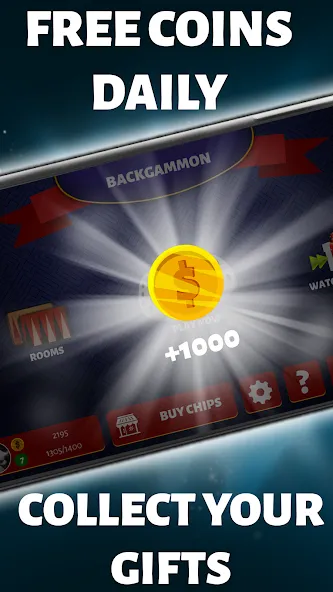 Взломанная Backgammon Offline на Андроид — Все доски открыты — скриншот 4